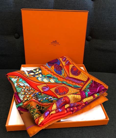 hermes aux pays des epices|Hermes Aux Pays des Epices Scarf w/Box .